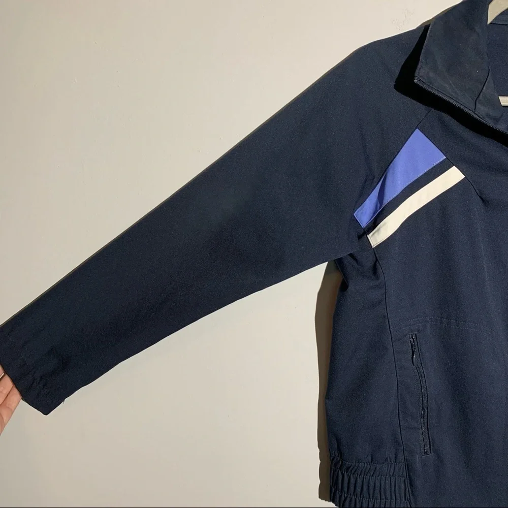 Women’s Nike blue athletic track jacket size medium M